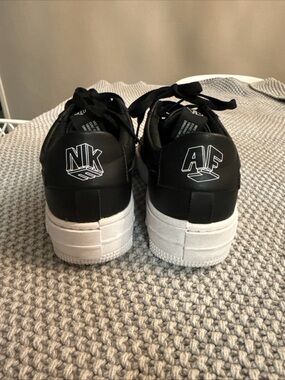 Nike Women’s Black and White Platform Sneakers